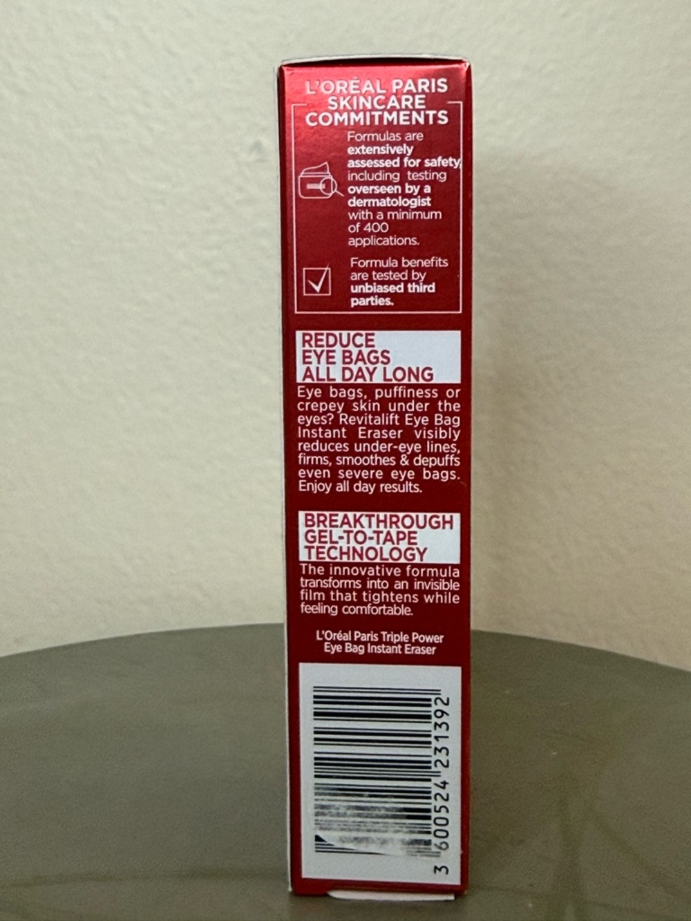 L'Oreal Revitalift Triple Power Eye Bag Instant Eraser - Red - Picture 3 of 5